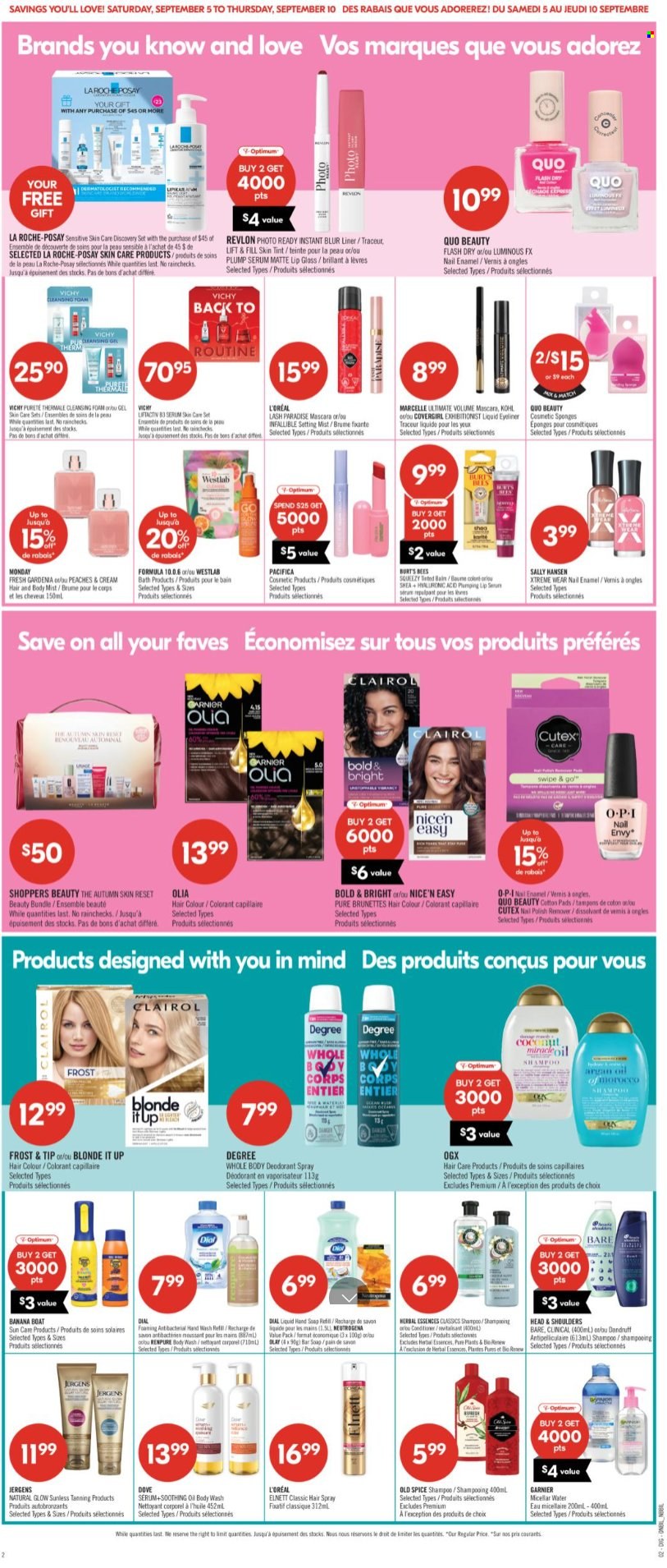 Circulaire Shoppers Drug Mart - 05 Septembre 2026 - 10 Septembre 2026. Page 17