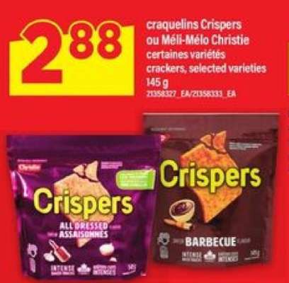 craquelins Crispers ou Méli-Mélo Christie