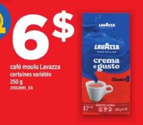 CAFÉ MOULU LAVAZZA