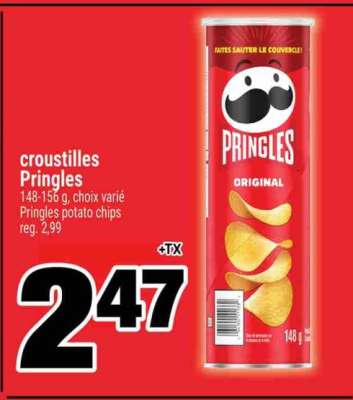 CROUSTILLES PRINGLES