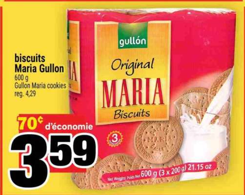 biscuits Maria Gullon