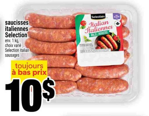 saucisses italiennes Selection