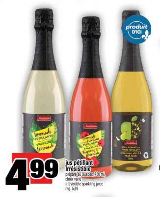 JUS PÉTILLANT IRRÉSISTIBLE