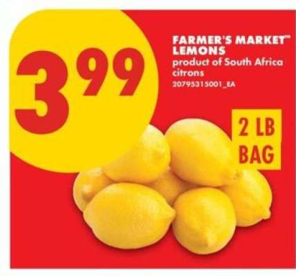 Farmer's Market Lemons