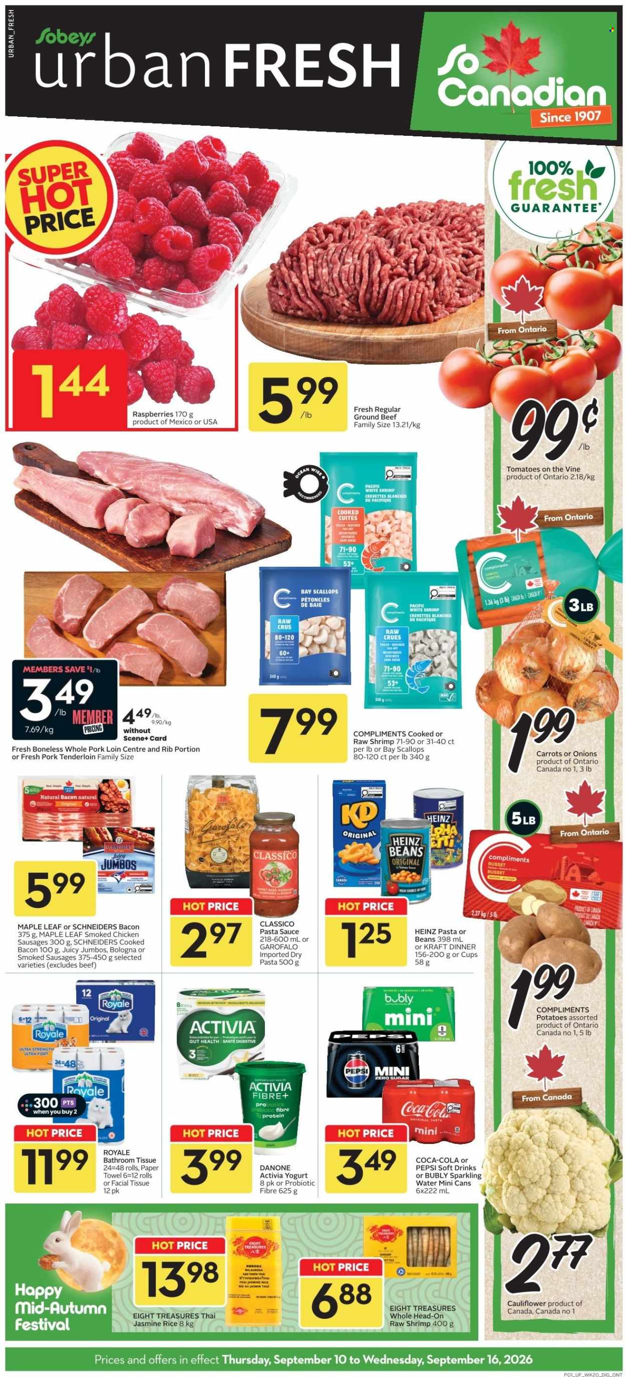 Circulaire Sobeys Urban Fresh - 10 Septembre 2026 - 16 Septembre 2026. Page 1