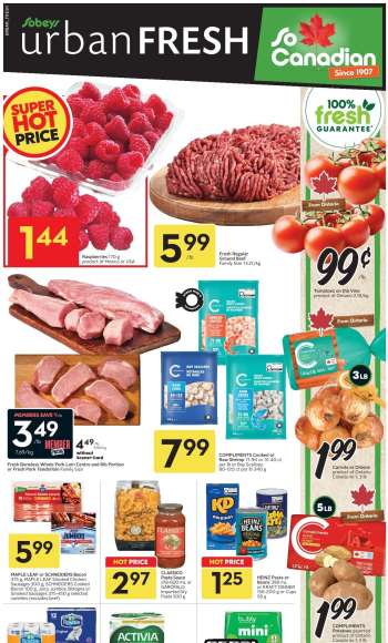 Circulaire Sobeys Urban Fresh - 10 Septembre 2026 - 16 Septembre 2026.