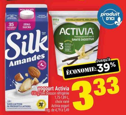 Yogourt Activia