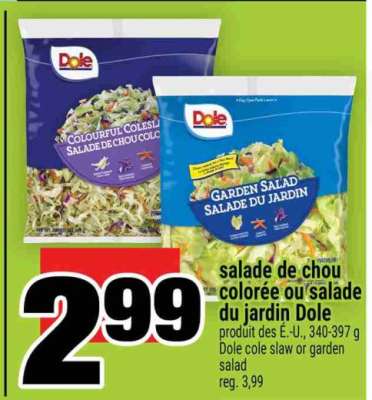 Salade de chou colorée ou salade du jardin Dole