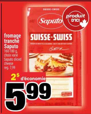 FROMAGE TRANCHÉ SAPUTO