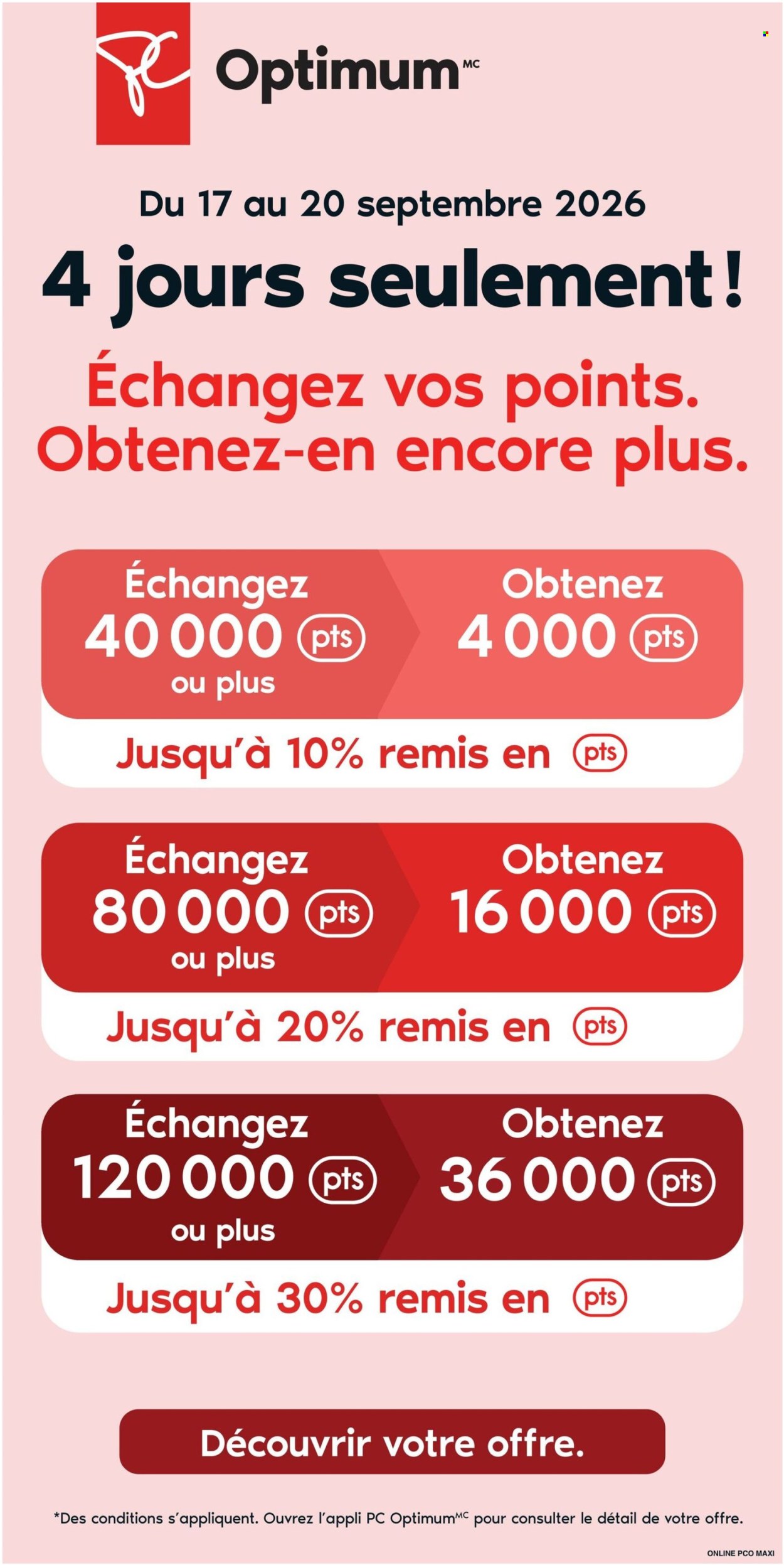 Circulaire Maxi - 17 Septembre 2026 - 23 Septembre 2026. Page 3