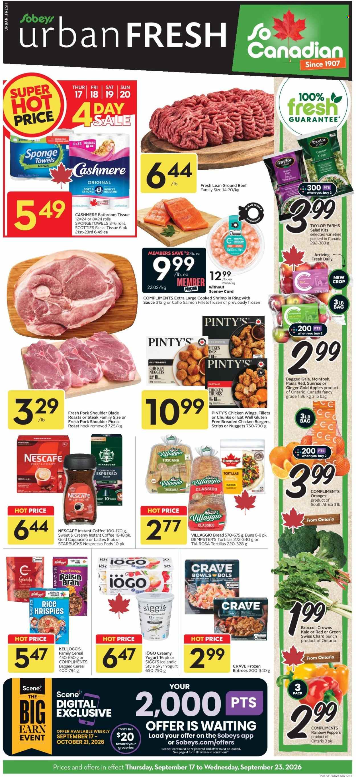 Circulaire Sobeys Urban Fresh - 17 Septembre 2026 - 23 Septembre 2026. Page 1