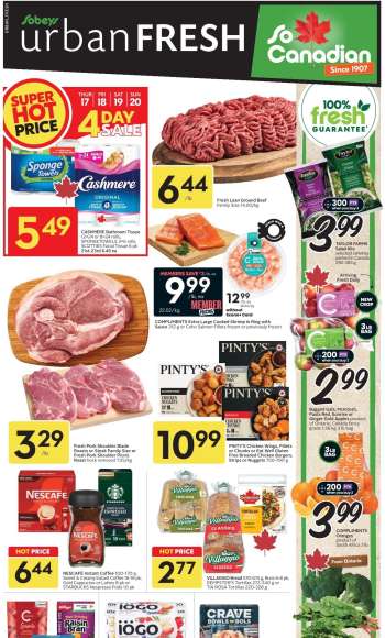 Circulaire Sobeys Urban Fresh - 17 Septembre 2026 - 23 Septembre 2026.