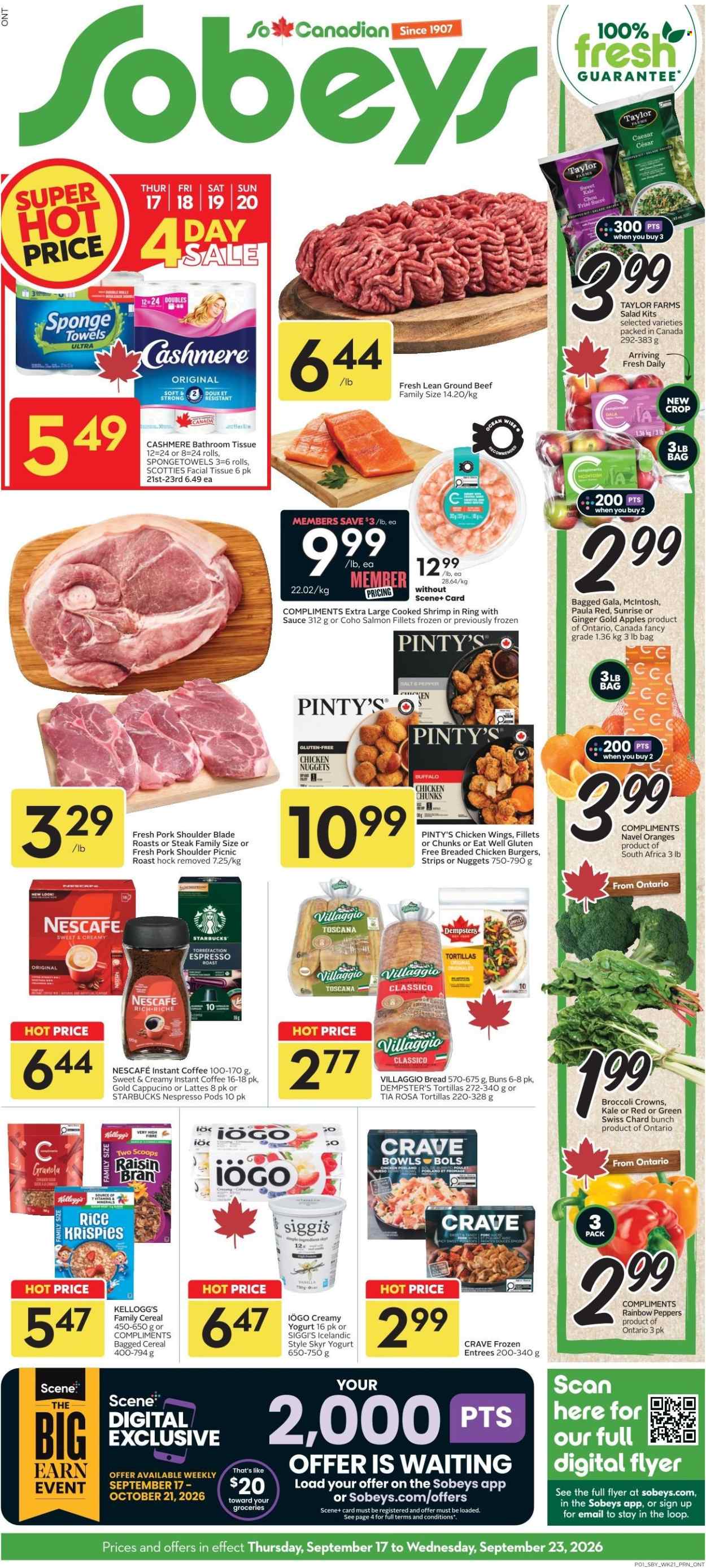 Circulaire Sobeys - 17 Septembre 2026 - 23 Septembre 2026. Page 1