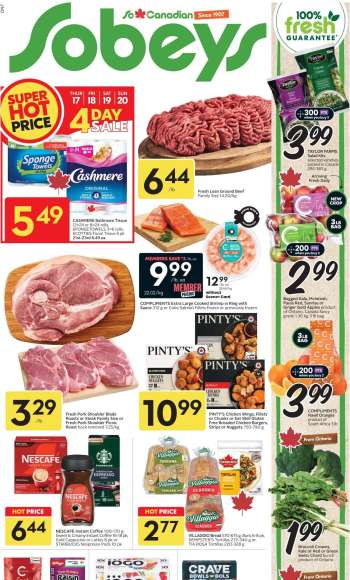 Circulaire Sobeys - 17 Septembre 2026 - 23 Septembre 2026.