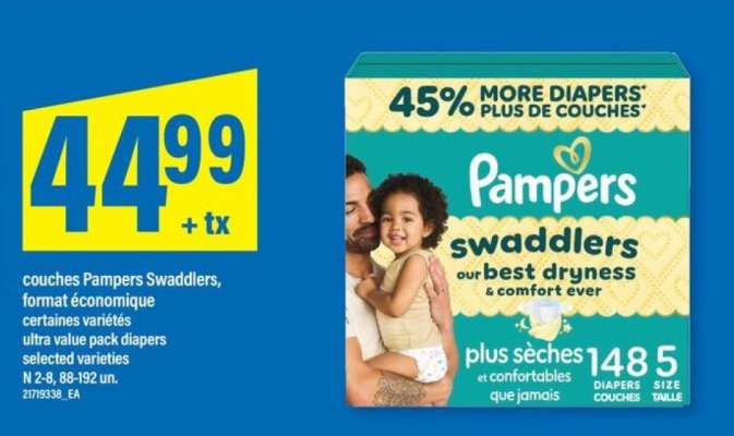 Pampers Swaddlers