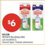 NEILSON TRUTASTE MICROFILTERED MILK