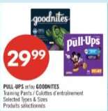 PULL-UPS or/ou GOODNITES