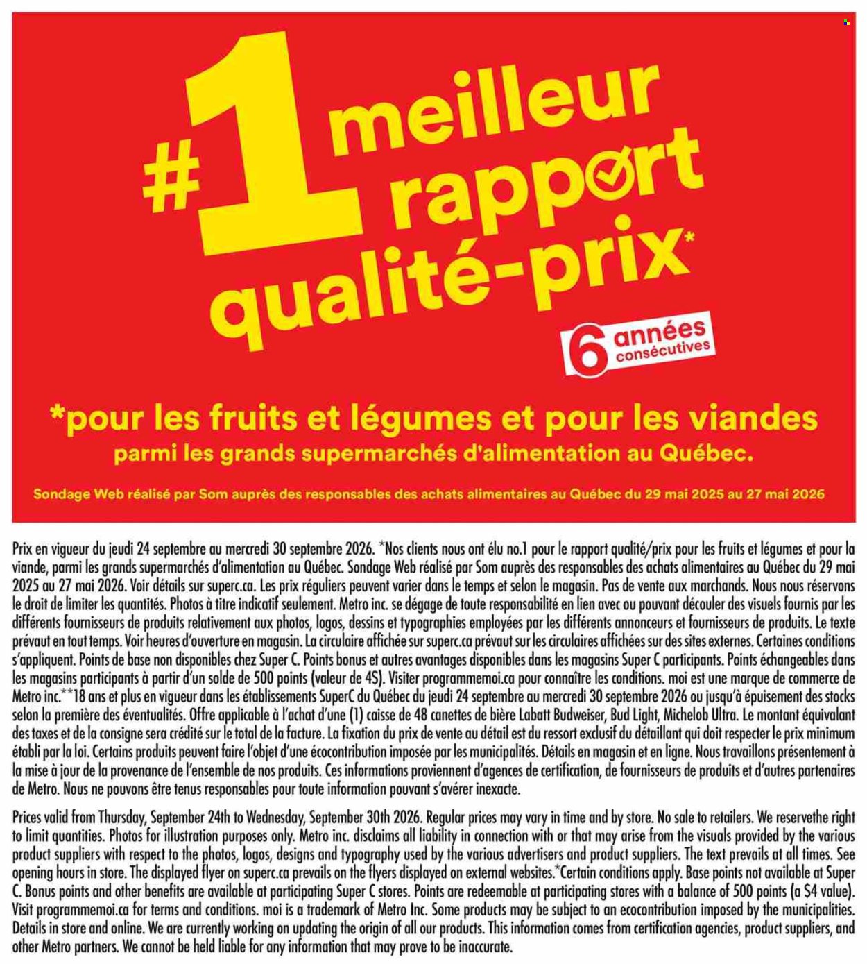Circulaire Super C - 24 Septembre 2026 - 30 Septembre 2026. Page 18