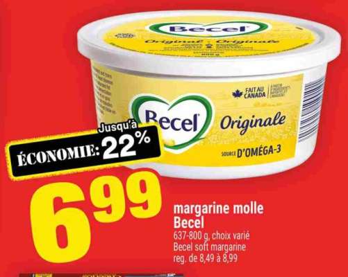 MARGARINE MOLLE BECEL