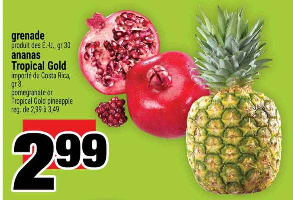grenade, ananas Tropical Gold