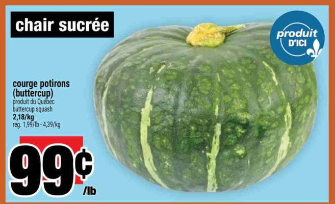 courge potirons (buttercup)
