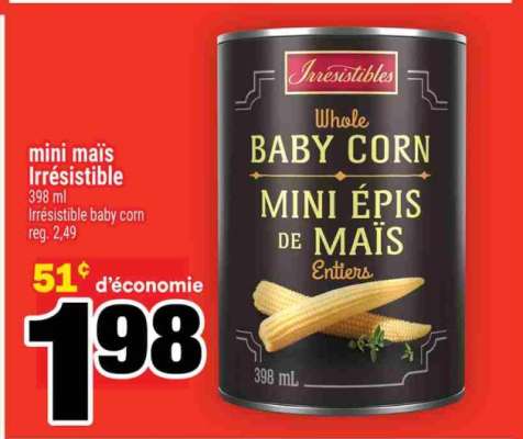 mini maïs Irrésistible