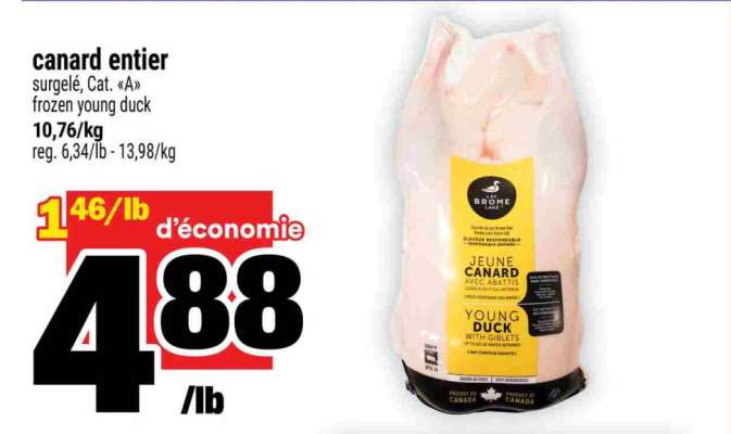 canard entier