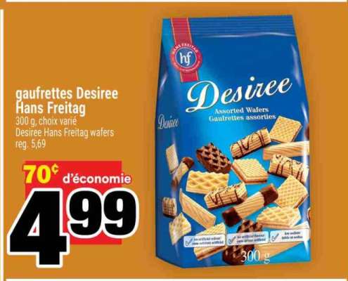 gaufrettes Desiree Hans Freitag