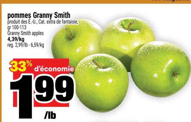 pommes Granny Smith