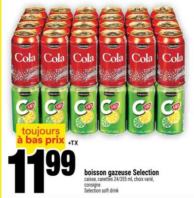 BOISSON GAZEUSE SELECTION