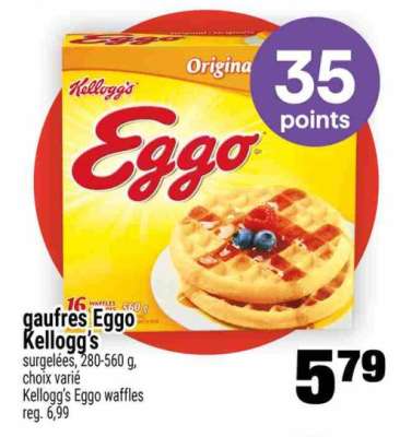 gaufres Eggo Kellogg's