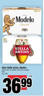 bière Stella Artois, Modelo
