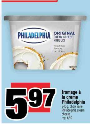 FROMAGE À LA CRÈME PHILADELPHIA