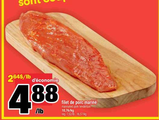 FILET DE PORC MARINÉ