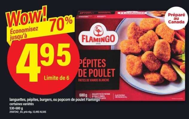 FLAMINGO PÉPITES DE POULET