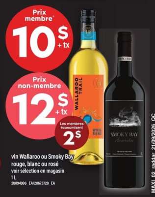 vin Wallaroo ou Smoky Bay