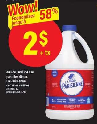 La Parisienne Eau de Javel