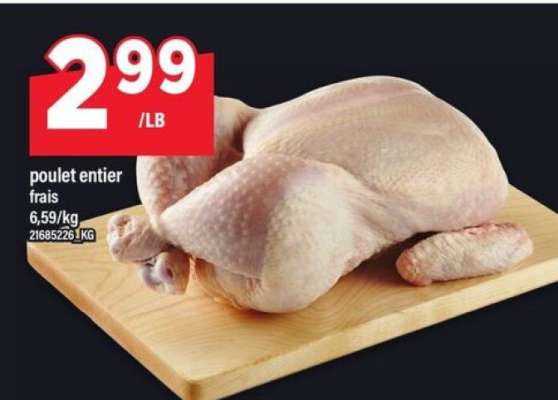 POULET ENTIER FRAIS