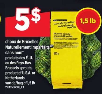 choux de Bruxelles Naturellement Imparfaits