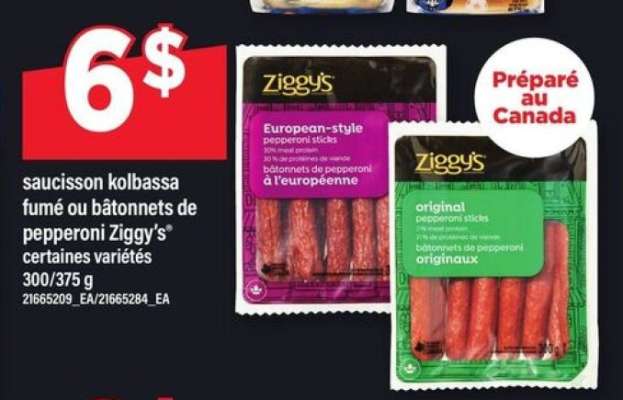 Ziggy's Pepperoni Sticks