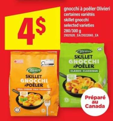gnocchi à poêler Olivieri