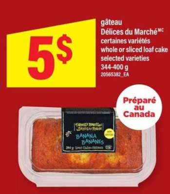 gâteau Délices du Marché
