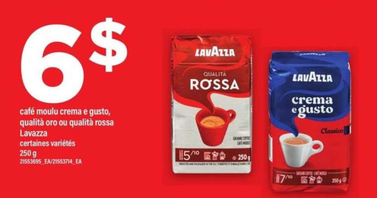 Lavazza café moulu