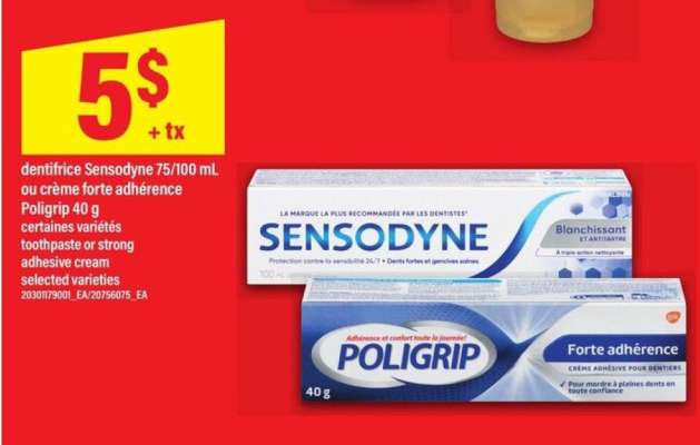 Sensodyne / Poligrip