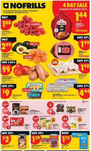 Circulaire No Frills - 24 Septembre 2026 - 30 Septembre 2026.