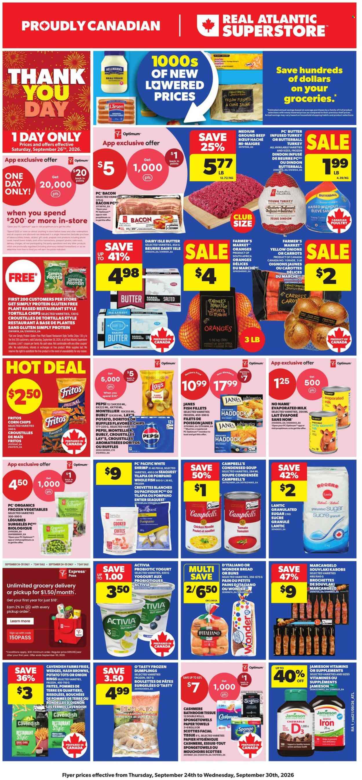 Circulaire Atlantic Superstore - 24 Septembre 2026 - 30 Septembre 2026. Page 1