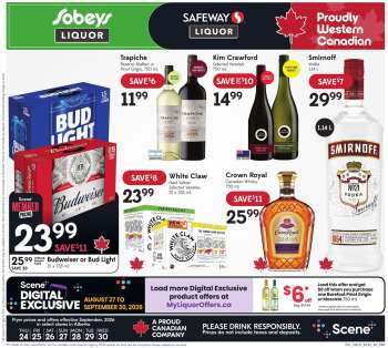 Circulaire Sobeys Liquor - 24 Septembre 2026 - 30 Septembre 2026.