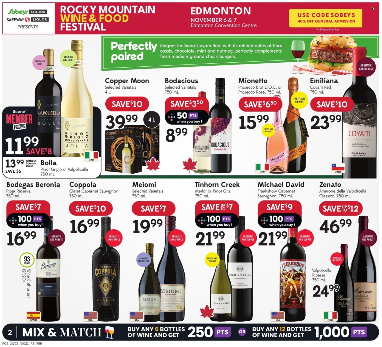 Circulaire Sobeys Liquor - 24 Septembre 2026 - 30 Septembre 2026. Page 2
