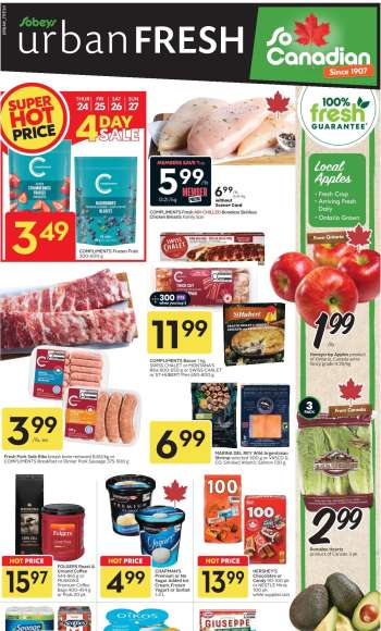 Circulaire Sobeys Urban Fresh - 24 Septembre 2026 - 30 Septembre 2026.