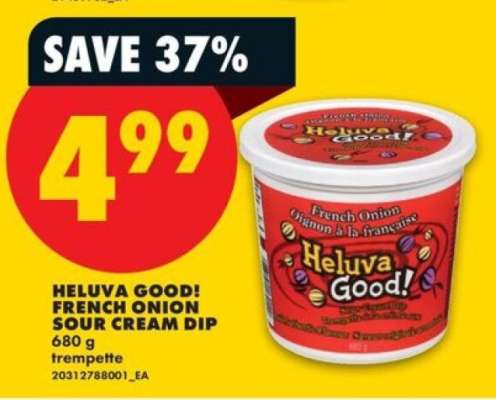 HELUVAGOOD! French Onion Sour Cream Dip